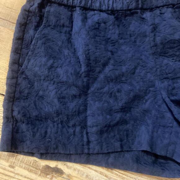 J. Crew Chino Shorts Women's Navy Blue W Pockets  Size 4 - Picture 2 of 4
